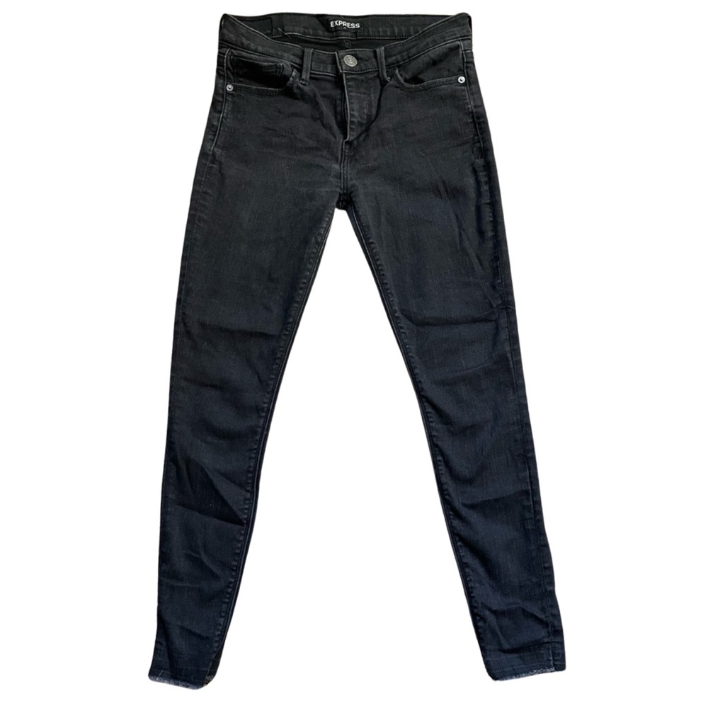 Express Women’s Black Midrise ankle legging Jean